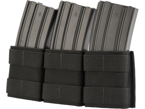 Esstac Triple Shorty 5.56mm KYWI Magazine Pouch (Color: Black)