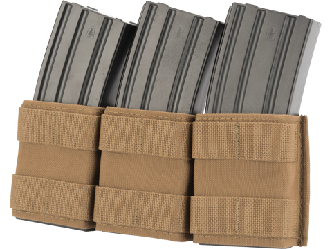 Esstac Triple Shorty 5.56mm KYWI Magazine Pouch (Color: Coyote Brown)