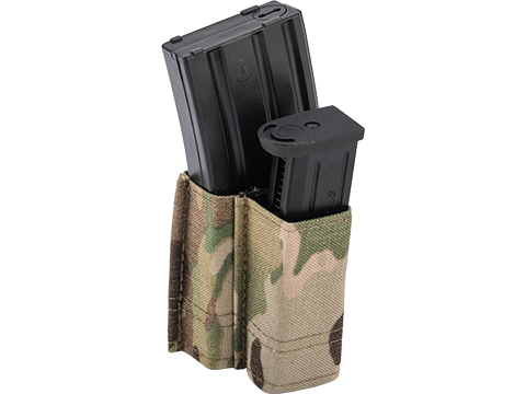 Esstac 5.56 1+1 KYWI Shorty Double Stack Magazine Pouch with Belt Loops (Color: Multicam)