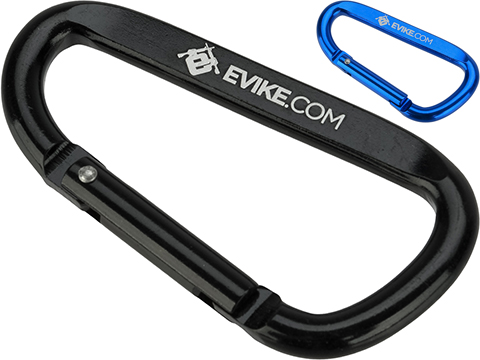 Evike.com Licensed QD Tactical Metal Carabiner Type Keychain (Color: Black)