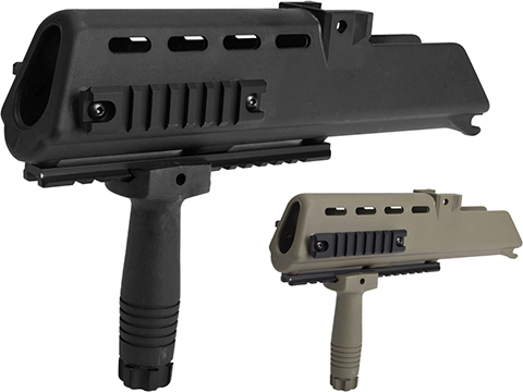 RIS Handguard Set for H&K G36 Series Airsoft AEG Rifles (Color: Black)