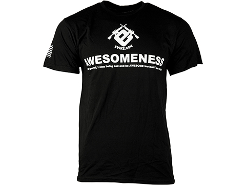 Evike.com Awesomeness Tshirt - Black (Size: Extra Large)