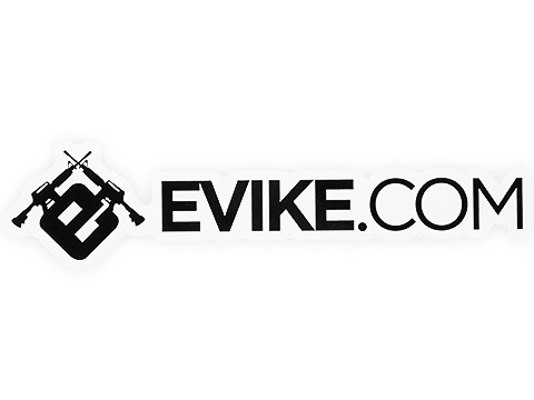 Evike.com Horizontal Logo Sticker (Size: 1.5 x 6.25)