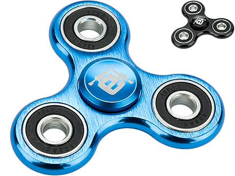 Evike.com Machined Stress Free Aluminum Fidget Spinner (Color: Blue)