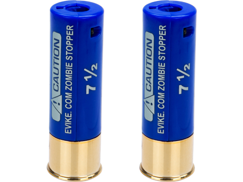 Evike Zombie Stopper 30 Round Shells for Multi & Single-Shot Airsoft Shotguns (Color: Blue / 2 Pack)