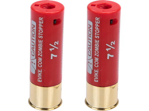 Evike Zombie Stopper 30 Round Shells for Multi & Single-Shot Airsoft Shotguns (Color: Red / 2 Pack)