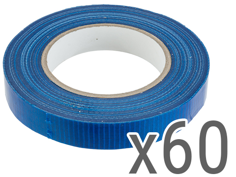 Evike.com 3/4 Official Water Resistant Airsoft Safety Marking Tape (Color: Blue / 164ft / 60 Pack)