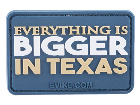 Evike.com Bigger in Texas PVC Morale Patch