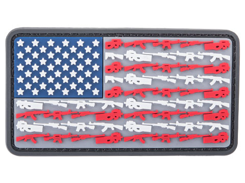 Evike.com US Flag Guns PVC Morale Patch