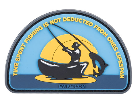 Evike.com Time Spent Fishing PVC Morale Patch