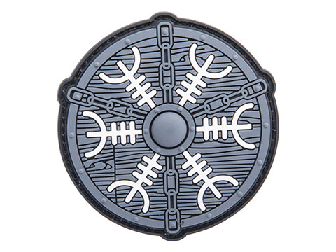 Viking Shield PVC Morale Patch (Type: Helm of Awe & Terror)