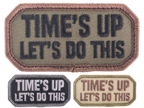 Mil-Spec-Monkey Times Up Embroidered Morale Patch (Color: Multicam)