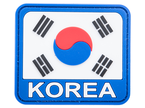 Evike.com Republic of Korea PVC Flag Patch w/ ID Text