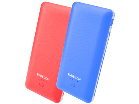 Evike.com 10000mAh 3-in-1 Power Bank for Smart Phones (Color: Red)