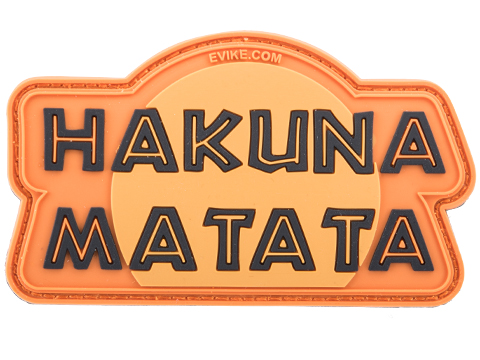 Evike.com Hakuna Matata PVC Morale Patch