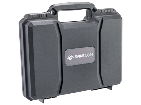 Evike.com Stackable Pistol Case w/ Padded Foam Interior (Color: Black)