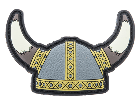 Evike.com Viking Helmet PVC Morale Patch (Style: Charger)