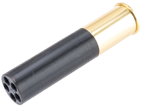 Matrix Spare Shells for Madmax Double Barrel Airsoft Shotgun (Color: 3D-Printed Black-Gold / 45 Rounds)