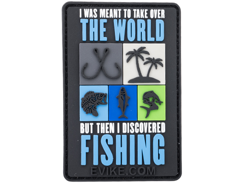 Evike.com Take Over the World PVC Morale Patch (Style: Fishing)