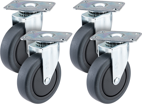 Outstandards Replacement 3 Inch Caster Set for Transformer Smart Carry Crates and Trolley