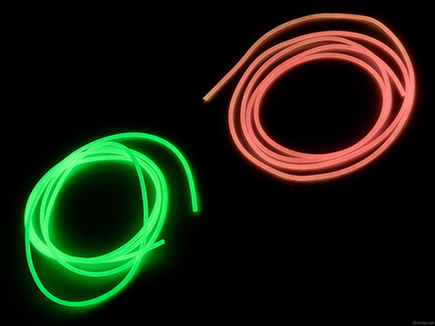 Fishing.Evike Luminous Green & Red Line Sleeves (Size:  0.8mm - 1.8mm)
