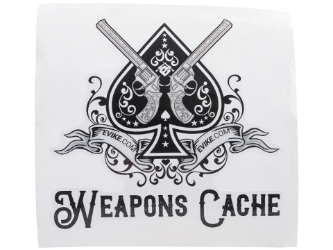 Evike.com Weapon Cache Die Cut Vinyl Sticker