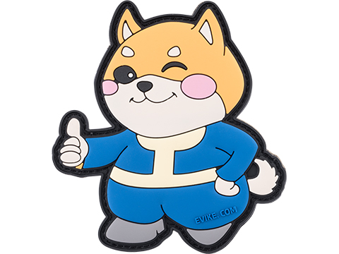 Evike.com AirsoftCON 2024 DOGE Hook & Loop PVC Morale Patch
