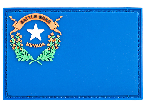 Nevada Flag PVC Patch (Model: 3 x 2 Only)