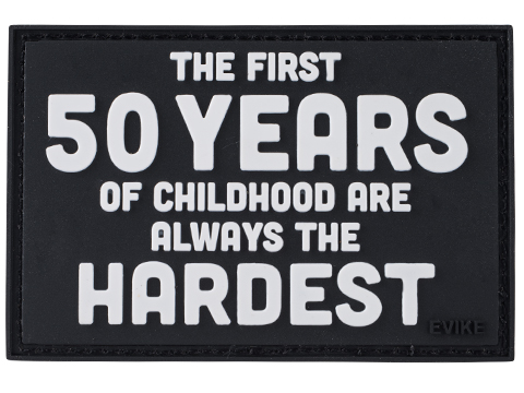 Evike.com 50 Years of Childhood  High Quality PVC Morale Patch
