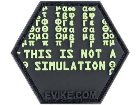 Operator Profile PVC Hex Patch The Matrix Series (Model: Its Not A Simulation)