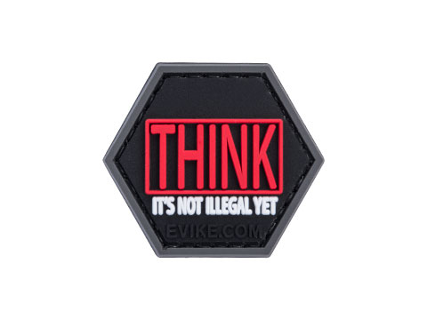 Operator Profile PVC Hex Patch Catchphrase Series 7 (Model: Think Its Not Illegal)