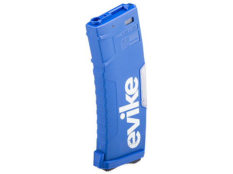 Evike.com BAMF GEN2 Polymer 450rd Hi-Cap Flash Magazine for M4 Series Airsoft AEG Rifles (Model: Blue / Single Mag)