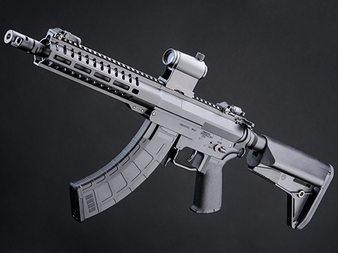 EMG CMMG Licensed MK47 Ver2 Airsoft AEG Parallel Training Weapon w/ Platinum Gearbox (Model: Banshee SBR / 350 FPS)