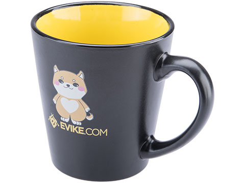 Evike.com Tapered Coffee Mug (Design: Original Doge / Yellow)