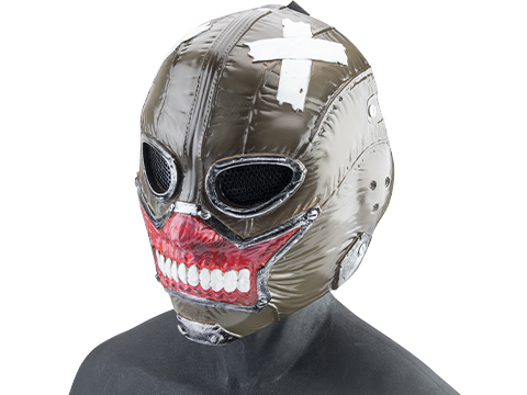 Evike.com R-Custom Fiberglass Zombie Full Face Mask (Color: Green / Mesh Lens / Large)