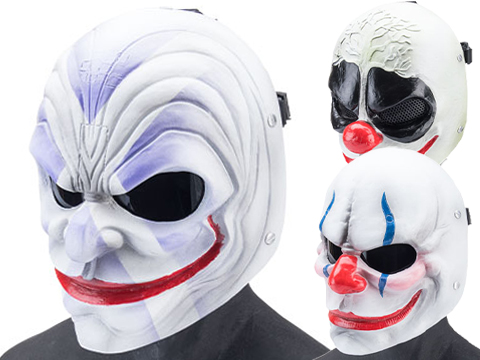 Evike.com R-Custom Fiberglass Clown Full Face Mask (Color: Bozo / Mesh Lens)