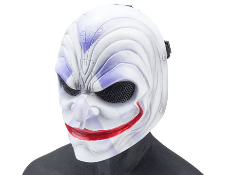 Evike.com R-Custom Fiberglass Clown Full Face Mask (Color: Bozo / Mesh Lens)