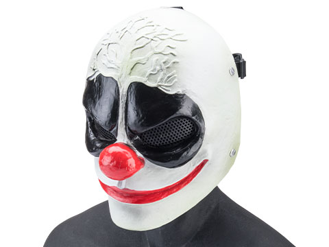 Evike.com R-Custom Fiberglass Clown Full Face Mask (Color: Crusty / Mesh Lens)