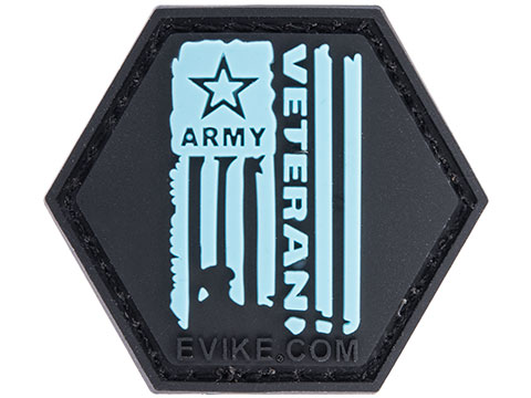 Operator Profile PVC Hex Patch Freedom! Series 2 (Style: Army Veteran Flag)