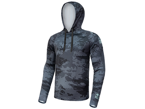 Evike.com Helium Armour UPF50 Body Protective Battle Hoodie for Fishing / Airsoft (Color: Black Camo / X-Large)