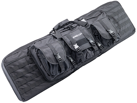 Combat Featured 42 Ultimate Dual Weapon Case Rifle Bag (Color: Black)