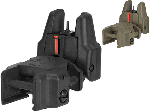 Dual-Profile Rhino Fiber Optic Flip-up Rifle / SMG Sight by Evike - Front Sight (Color: Dark Earth)