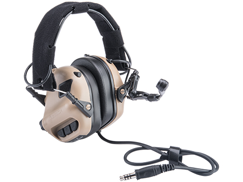 Evike.com x Earmor M32 MOD3 Electronic Communication Hearing Protector (Color: Evike Tan)