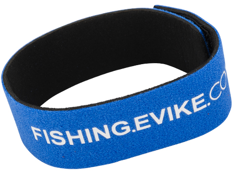 FISHING.EVIKE.COM Python Multi-Rod Hook & Loop Fishing Rod Strap 
