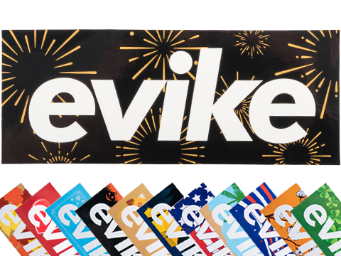 Evike Box Vinyl Decal Box Logo Sticker 