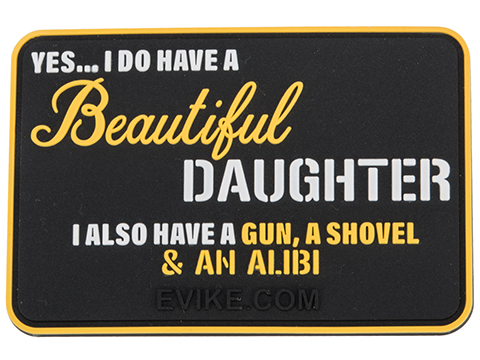 Evike.com Beautiful Daughter PVC Morale Patch