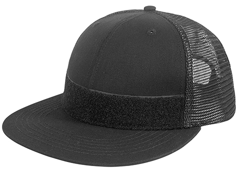 Evike.com Helium Armour Tactical Flat Brimmed Cap (Color: Black)