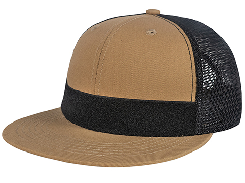 Evike.com Helium Armour Tactical Flat Brimmed Cap (Color: Tan)