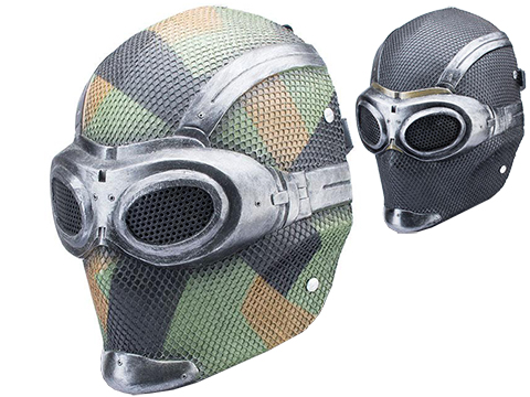 Evike.com R-Custom Fiberglass Wire Mesh Thane - Breathing Mask Inspired by Mass Effect (Color: Black)