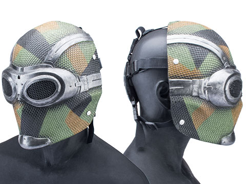 Evike.com R-Custom Fiberglass Wire Mesh Thane - Breathing Mask Inspired by Mass Effect (Color: Woodland)